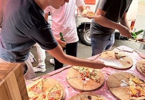 mobiele pizzabakker