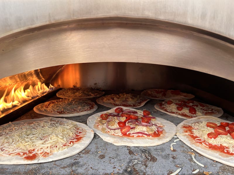 mobiele pizzabakker